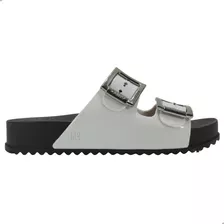 Tamanco Birken Zaxy Partner Iii Preto Branco Original - Nf