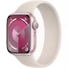 Apple Watch Series 9 41mm Aluminio Pink Solo Loop Gps