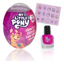 Huevo My Little Pony Esmalte Infantil Sorpresa, Stickers