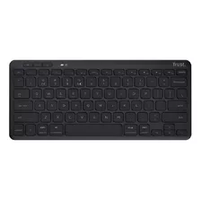 Teclado Trust Lyra 25059 Inalámbrico-bluetooth Negro