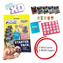 Pkxd Starter Pack 5 Mini Livros E 5 Gogos Pkxd Surpresa