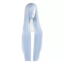 Peluca Azul Celeste 100cm Cosplay Esdeath O Rimuru Tempest