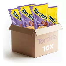 Kit Salgadinho Torcida Sabor Churrasco - 10 Unidades De 70g