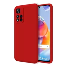 Funda De Xiaomi Redmi Note 11 Pro Plus 5g Soft Feeling Rojo