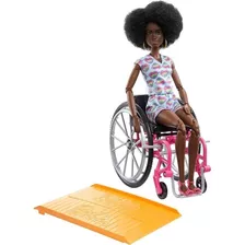 Barbie Fashionista Cadeira De Rodas Negra Hjt14 - Mattel