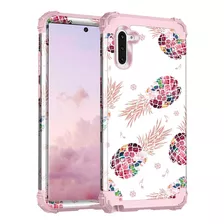 Funda Para Samsung Galaxy Note 10, Rosa/resistente/delgada