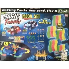Magic Tracks Pista De Carros Mega Set 360 Piezas Para Niños 