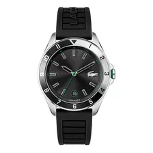 Reloj Lacoste Hombre Silicona 2011188 Correa Negro 43 Mm