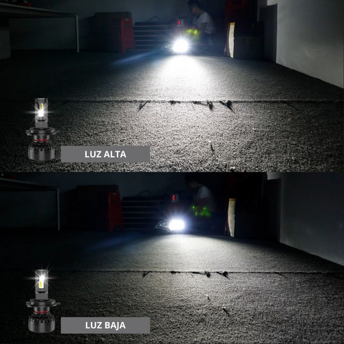 Led H4 Altas Y Bajas Para Kia Rio 2018-2020 Alta Luminosidad Foto 5