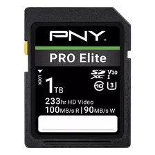 Tarjeta De Memoria Flash Pny Pro Elite Clase 10 1tb