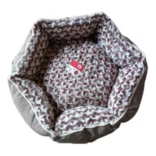 Cama Acolchada Redonda Para Mascotas Talla S