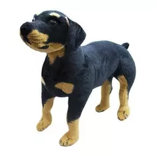 Cachorro Rottweiler Realista 68cm - Pelúcia