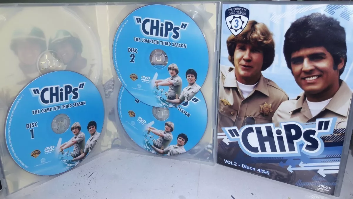 Dvd Chip's - Temporada 3 Completa Digital ( 6 Dvds )