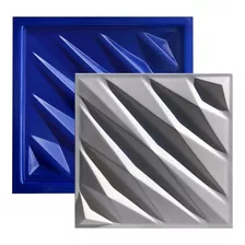 Forma 3d De Gesso Abs Azul 1mm - Trace 30 X 30 Cm Lindíssimo