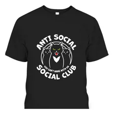Polera : Antisocial Club | Cat
