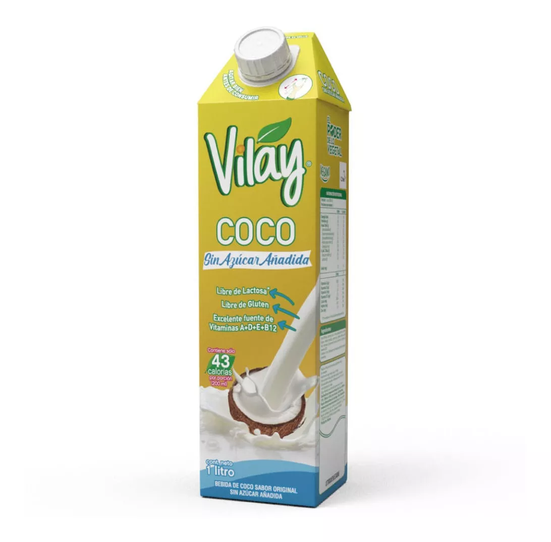 Bebida De Coco Vilay Sin Azúcar 1 L