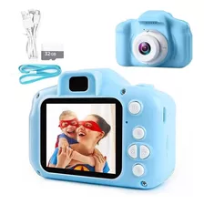 Cámara Digital Fullhd Niños Fotos Videos + Memoria Sd 32gb