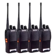 Kit 4 Radios Profissional Comunicador Walktalk Baofeng 12km