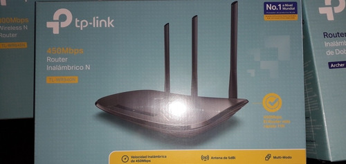 Router Wifi Tp-link Wr840n 3 Antenas, 450mbps, 45