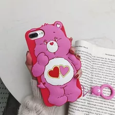 Funda De Teléfono 3d Lindo Oso Colorido Para iPhone 12 11 Pr