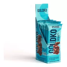 10 Barra De Chocolate Ao Leite Zero Açúcares 20g Goldko