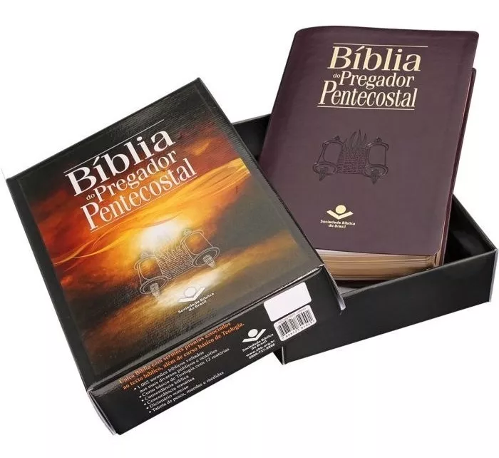 Bíblia Do Pregador Pentecostal  Nobre Esboços + Caixa