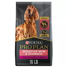 Comida Purina Pro Plan Para Piel Y Estómago Sensibles -16 Lb