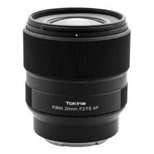 Tokina Firin 20mm F/2 Fe Af Lente Para Sony E