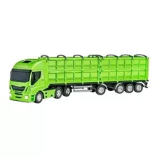 Caminhao Brinquedo Iveco S Way Hi Way Bau Dolly 9 Eixo Carga