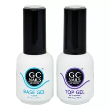 Base + Top Gel 3 Pasos , Uñas, Gel , Gc Nails