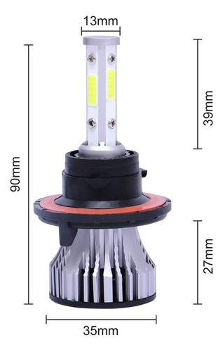 For Mercury Mariner 2005-2011 4 Faros Led Y Bombillas Antin Foto 3