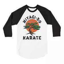 Playera Raglan 3/4 Miyagi Do Cobra Kai Karate Kid