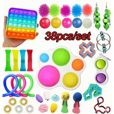 Brinquedo Squeeze Sensorial Push Pop Bubble Fidget Round