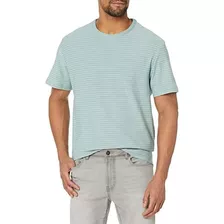 Vince Camiseta De Manga Corta Para Hombre Con Rayas Trenzada