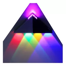 Arandela Led Cree Esterno Ip65 Piramide 5-leds 10w Colorida