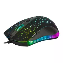 Mouse Optico Gamer Xtech Xtm-410 2400dpi 6 Botones 3d Led Color Negro