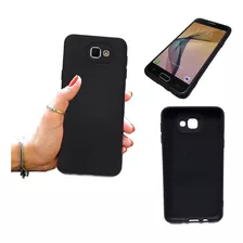 Capinha Proteção Veludo Para Galaxy J5 Prime + Pvidro 3d 