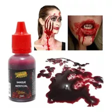Sangue Artificial Falso Halloween Maquiagem Terror Fake