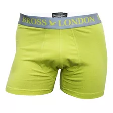 Bóxer Hombre Bross Liso Silver Colores