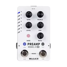Mooer Preamp Model X2 Amplificador Guitarra Doble Canal