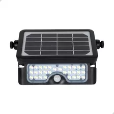 Refletor Projetor Led Solar 15w 6000k C/ Sensor De Movimento