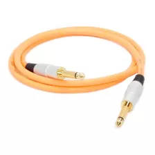 Cable Plug Plug 2mts Instrumentos Musicales Fluor Naraj Hamc