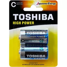 1 Blister De Toshiba Tipo C C/2 Lr14 1.5v