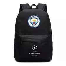 Bolsa Mochila Escolar Manchester City Reforçada Top 