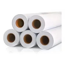 Papel Sulfite Para Plotter 61cm X 50m 90g 2 Pol 5 Bobinas