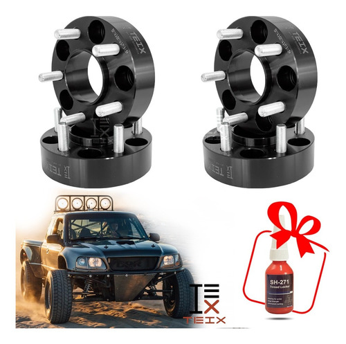 Kit Espaciadores Ford Ranger 2002 1.5 PuLG 5/114 Cb71.5 Foto 2