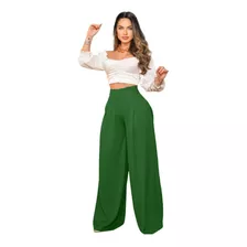 Pantalon De Dama Acampanado Olgado Casual /42