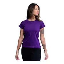 Camisa Camiseta Blusinha Basica Feminina Lisa Varias Cores!