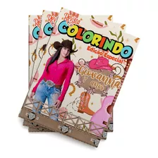  10 Livros De Colorir + Mini Giz Ana Castela Lembrancinha