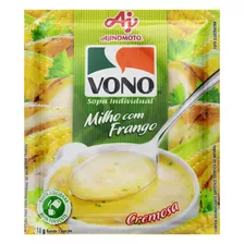 Sopa Instantânea Vono Cremosa Milho Com Frango Em Pacote 18 G